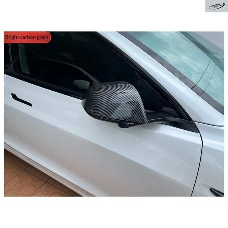 テスラ モデル3 2018-2024/モデルY用リアミラーカバーキャップ 