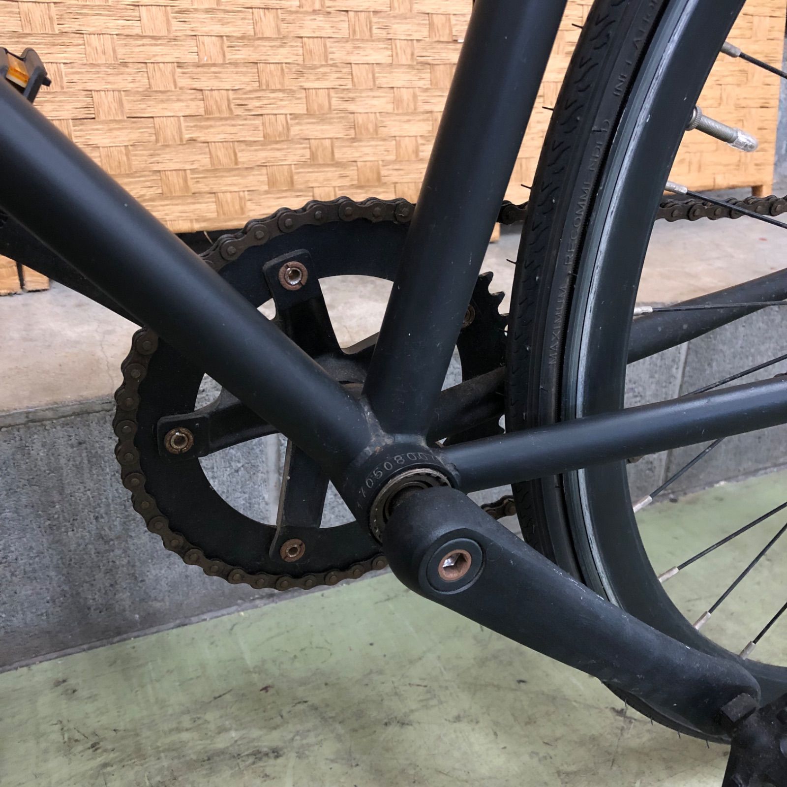 □【キイチ様専用】ピストバイク ブラック スタンド付属 自転車 