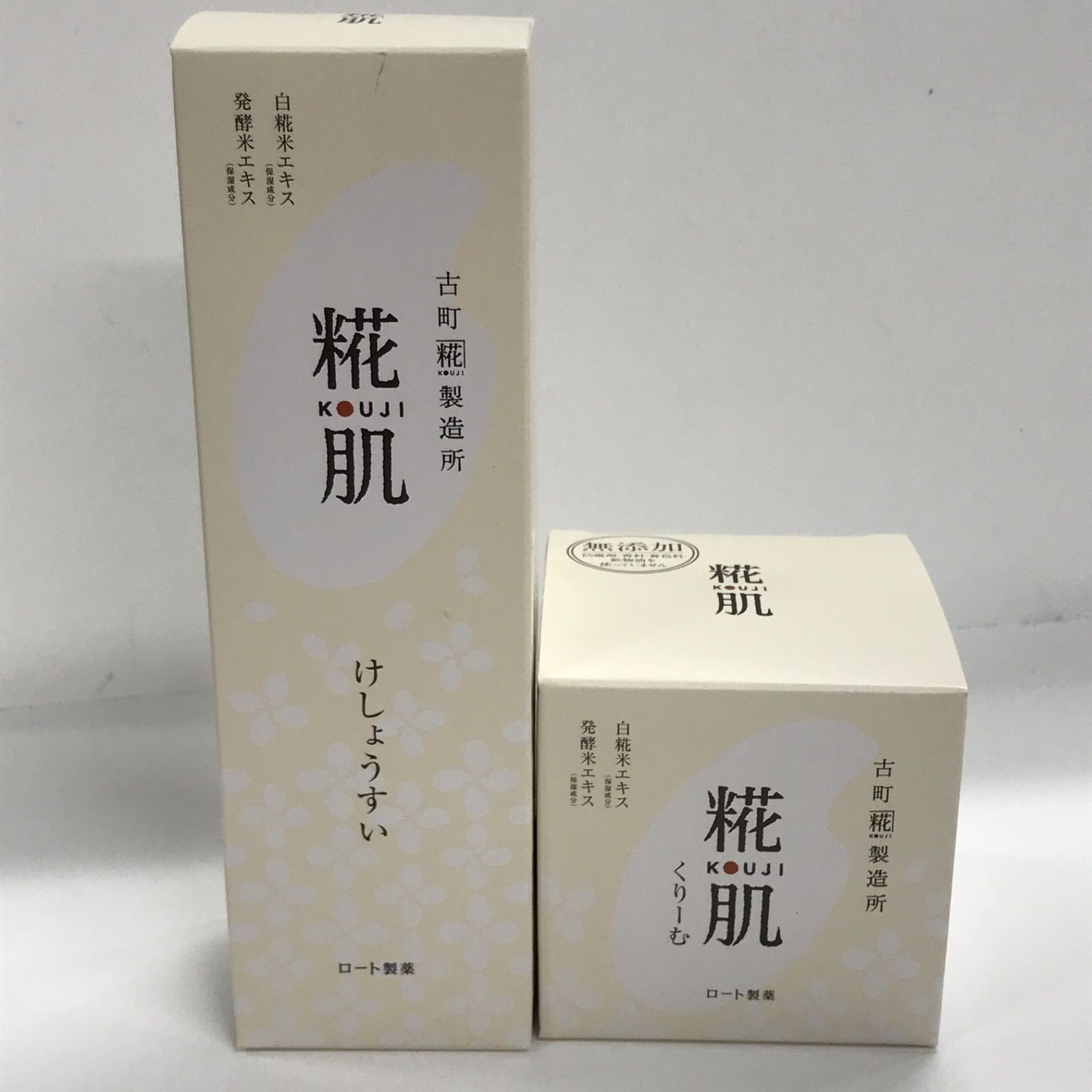 M4175 KOUJI 糀肌 けしょうすい 140ml／くりーむ 50g 計2点セット 