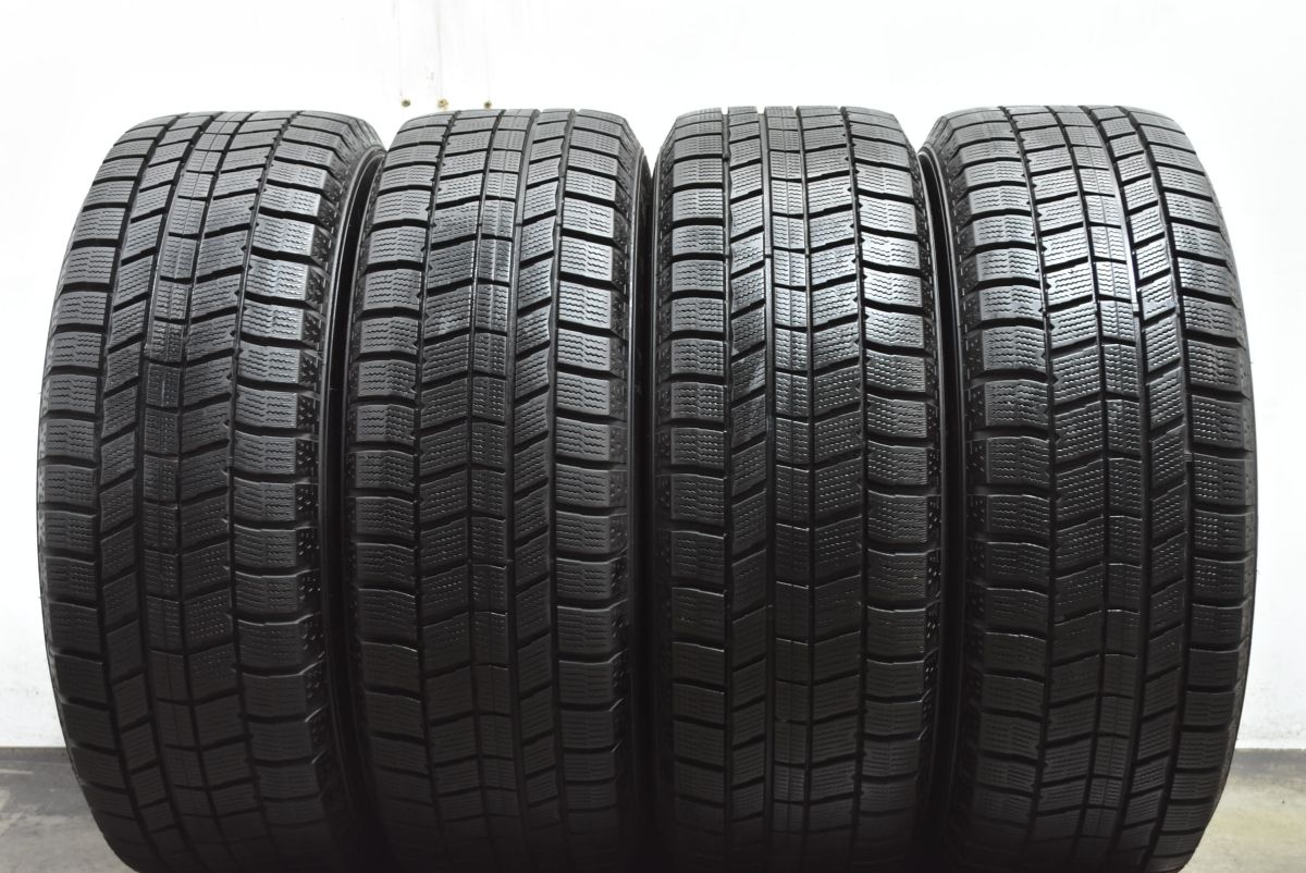 中古バリ溝ノーストレックスタッドレスセット215/60R16ヴェゼル、オデッセイ バリ溝】WAREN 16in 6.5J +53 PCD114.3 ノーストレック N5 215/60R16