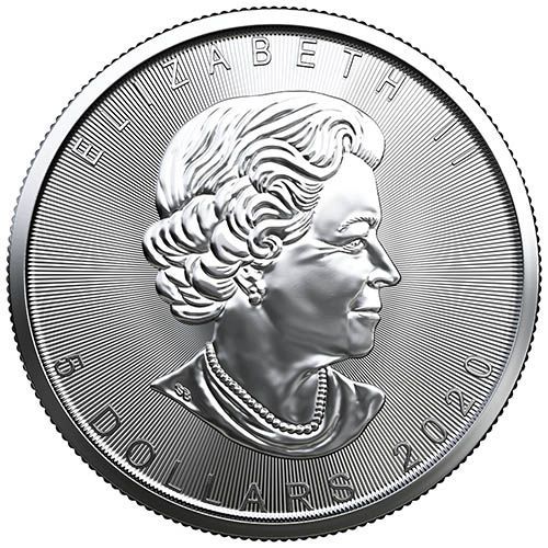 2020年 1オンス カナダ メイプルリーフ銀貨 1オンス 31.1g カナダ王室