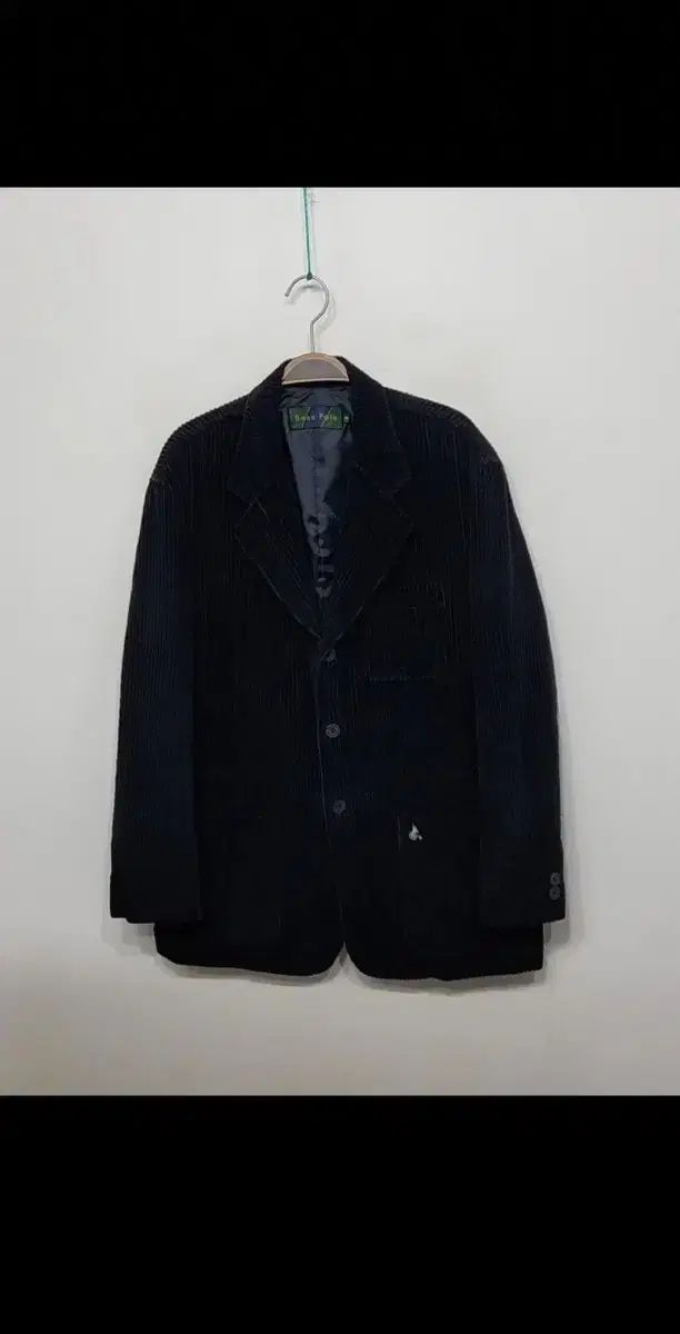 (100) BEAN POLE ビーンポール コーデュロイ ジャケット ブラック コーデュロイ ブレザー Single
