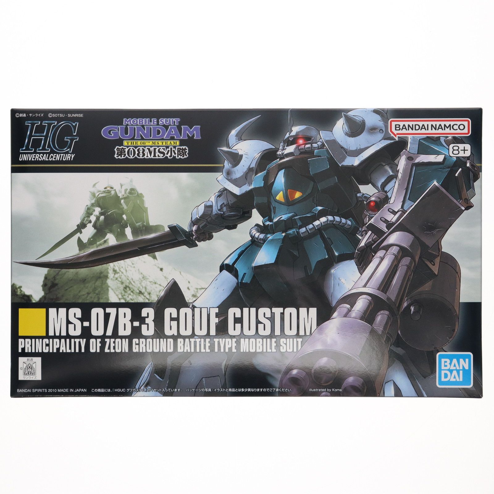 HGUC 1/144 グフカスタム 機動戦士ガンダム 第08MS小隊 プラモデル(5059165) バンダイスピリッツ