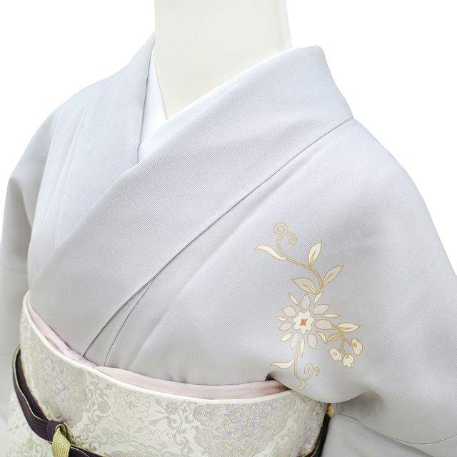 上質訪問着　金駒 新古品】 訪問着 着物 未使用 フォーマル 正絹 袷 手染め 本加工 金駒