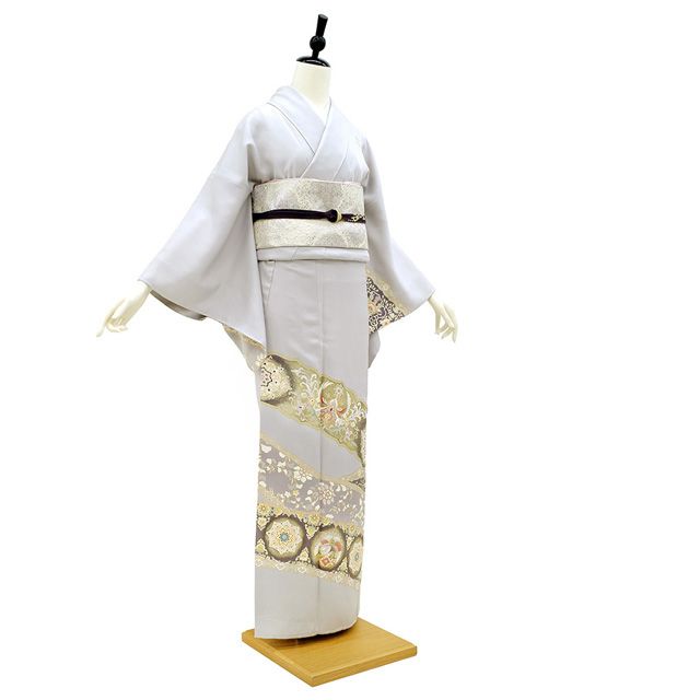 上質訪問着　金駒 新古品】 訪問着 着物 未使用 フォーマル 正絹 袷 手染め 本加工 金駒