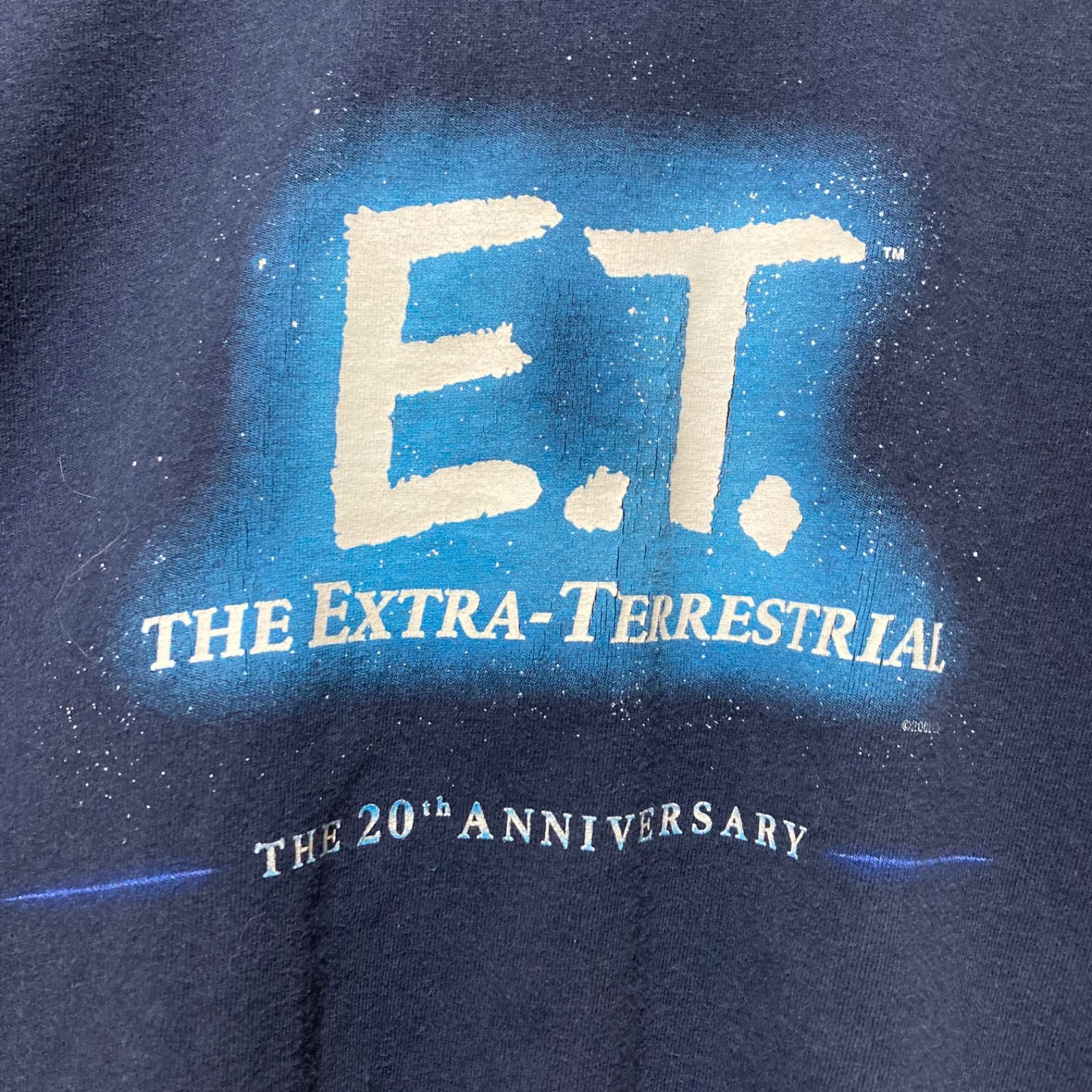 E.T. Tシャツ XL NAVY 映画 ムービー ビッグロゴ ビッグサイズ - メルカリ