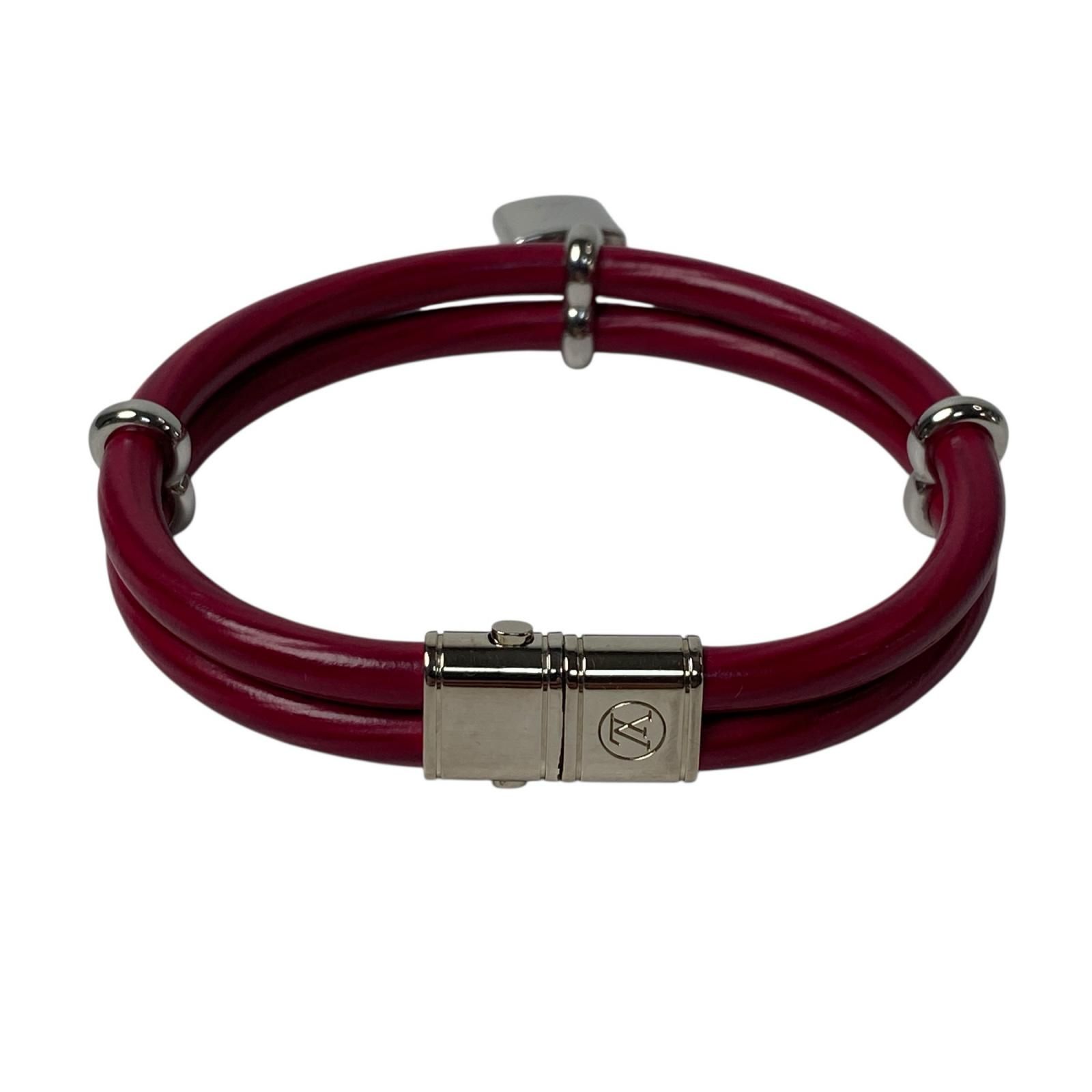 LOUIS VUITTON カデナ レザー ブレスレットCA1103 ブレスレット カデナ 