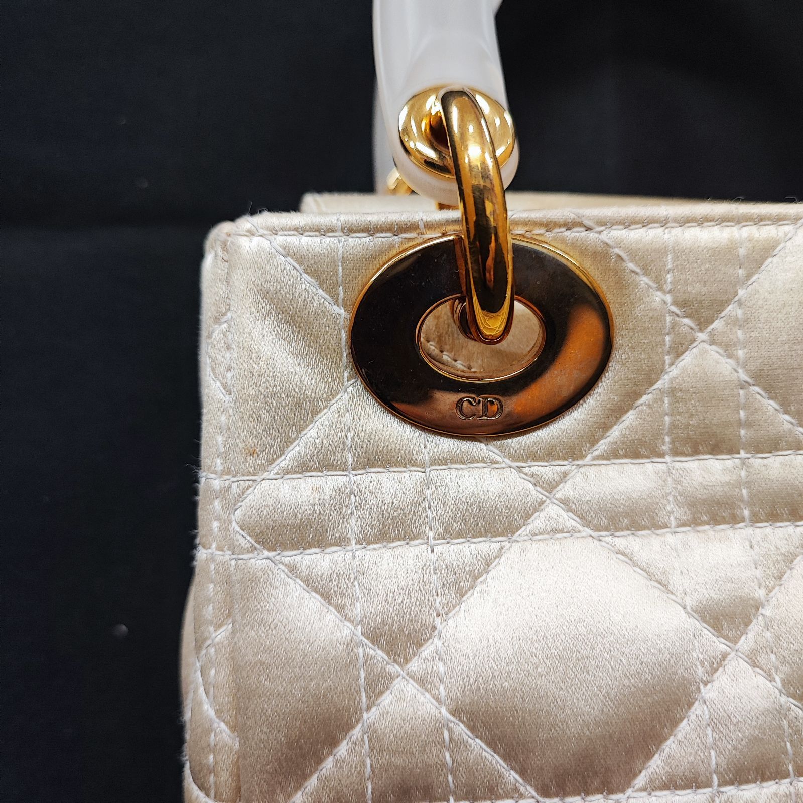 Christian Dior クリスチャン・ディオール ハンドバッグ カナージュ 