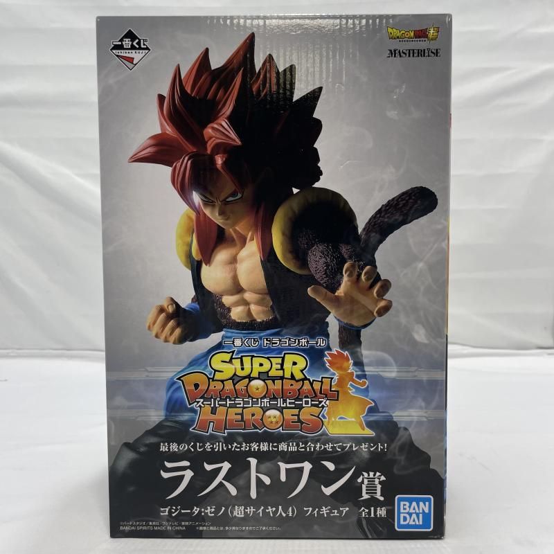 中古】未開封)BANDAI 一番くじ ﾗｽﾄﾜﾝ賞 ｺﾞｼﾞｰﾀ:ｾﾞﾉ(超ｻｲﾔ人4) ﾌｨｷﾞｭｱ 