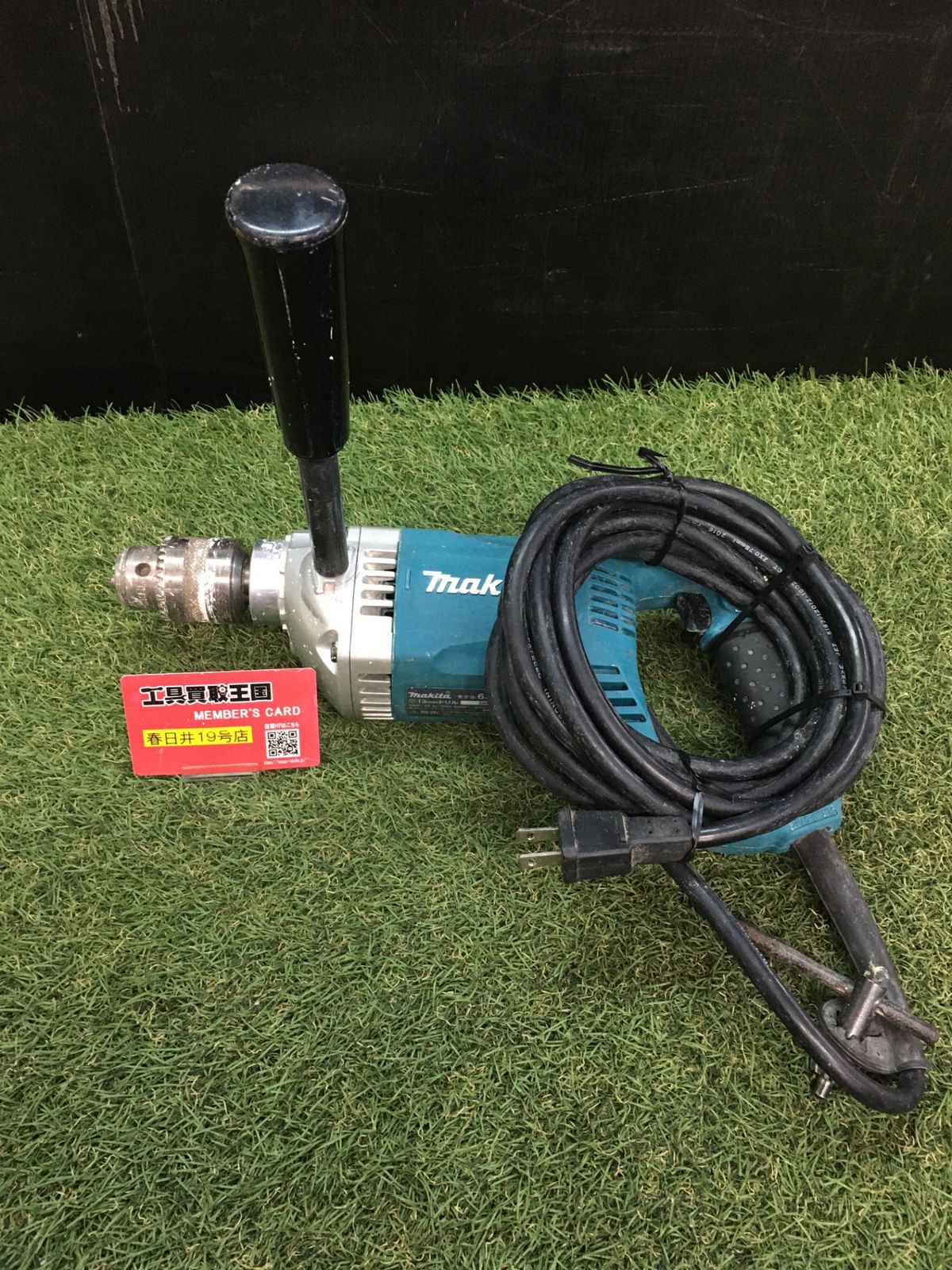 【中古品】【0906】makita(マキタ) 13㎜電気ドリル ブレーキ無し(鉄工13㎜ 木工30㎜) 6305　IT7H1U5XDKJQ