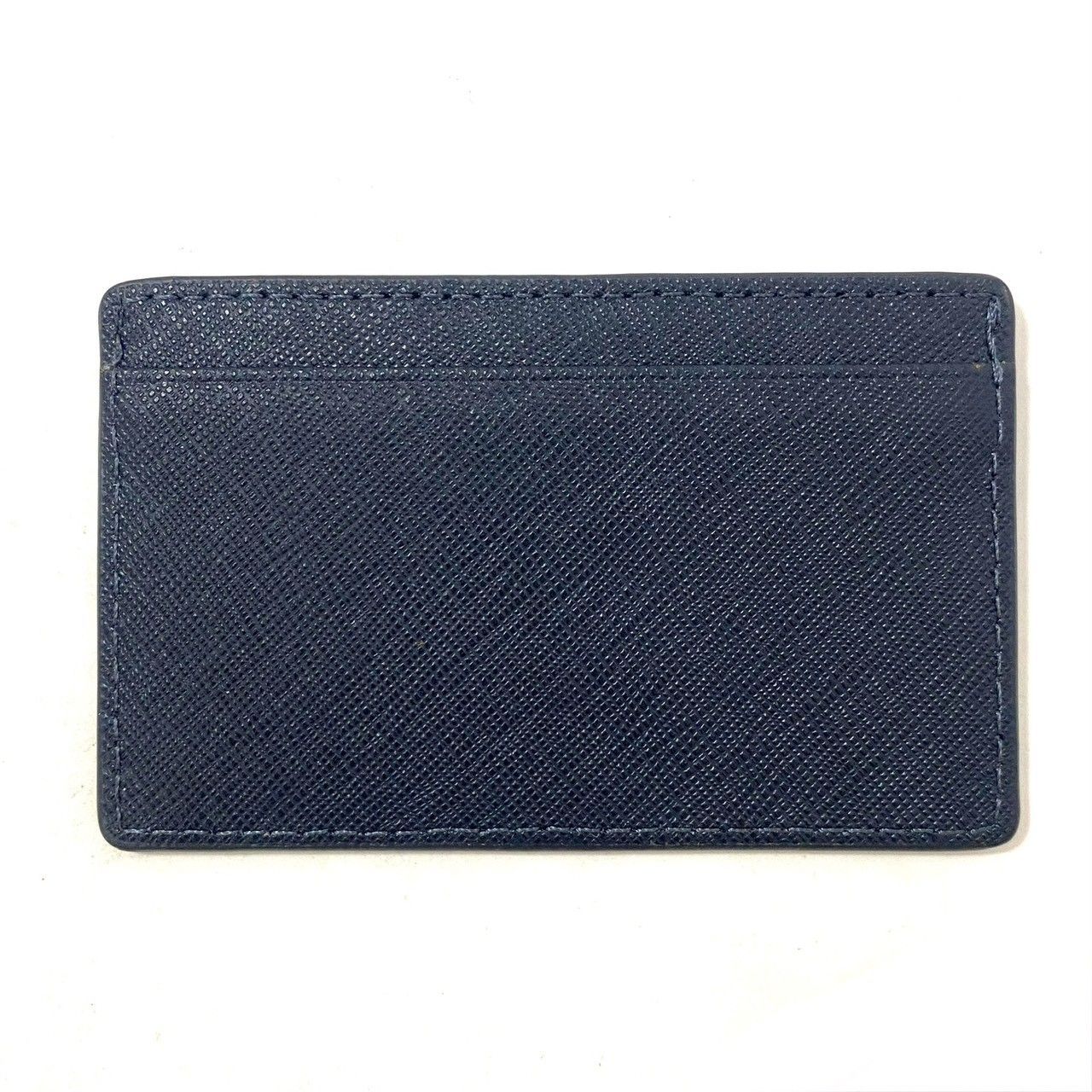 MICHAEL KORS】長財布 カードケース/パスケース付き レザー ネイビー 