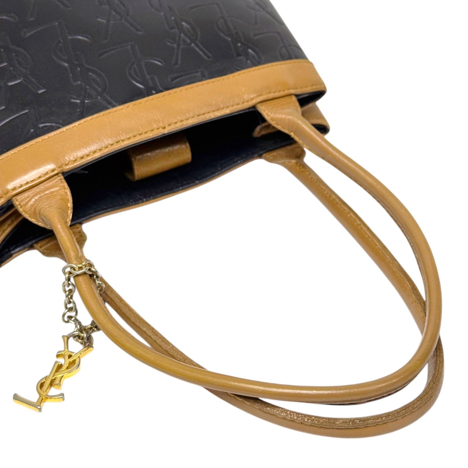 YVES SAINT LAURENT イヴサンローラン カサンドラ モノグラム 総柄 