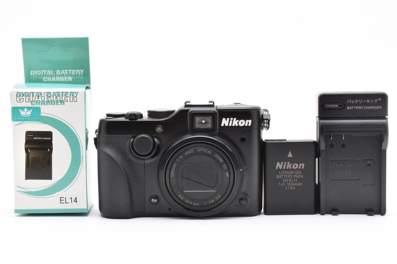 Nikon ニコン COOLPIX P7100 ブラック /2943 動作OK 返金保証 - メルカリ