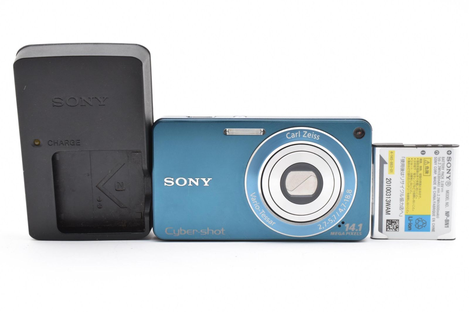 SONY ソニー Cyber-shot DSC-W350 ブルー /2949 動作OK 返金保証 