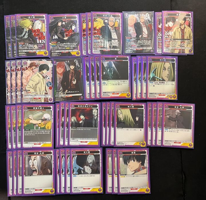 デッキ】SAKAMOTODAYS 紫 ORDER【UNIONARENA】※一部パラ ユニオン