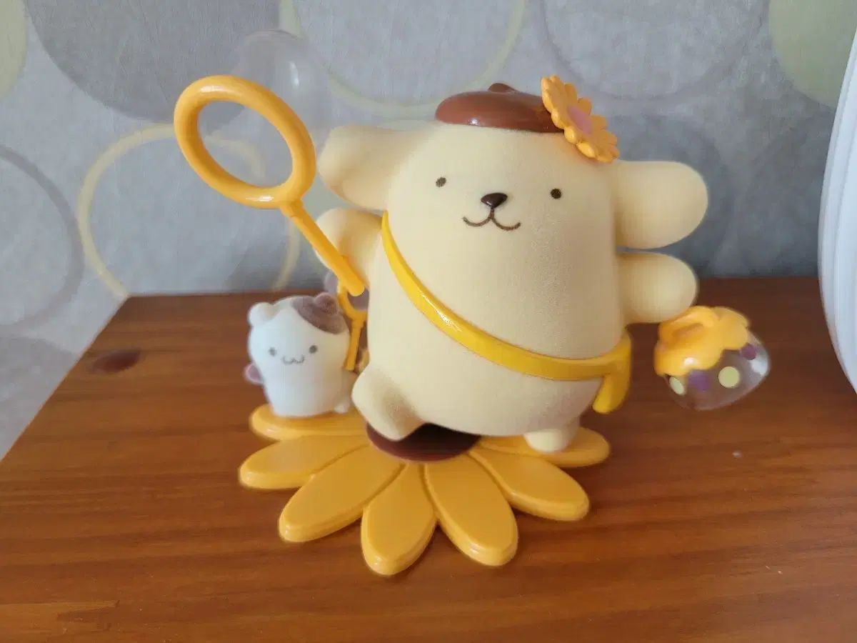 アクセサリー サンリオ ポムポムプリン 四季 フロッキー フィギュア (春)