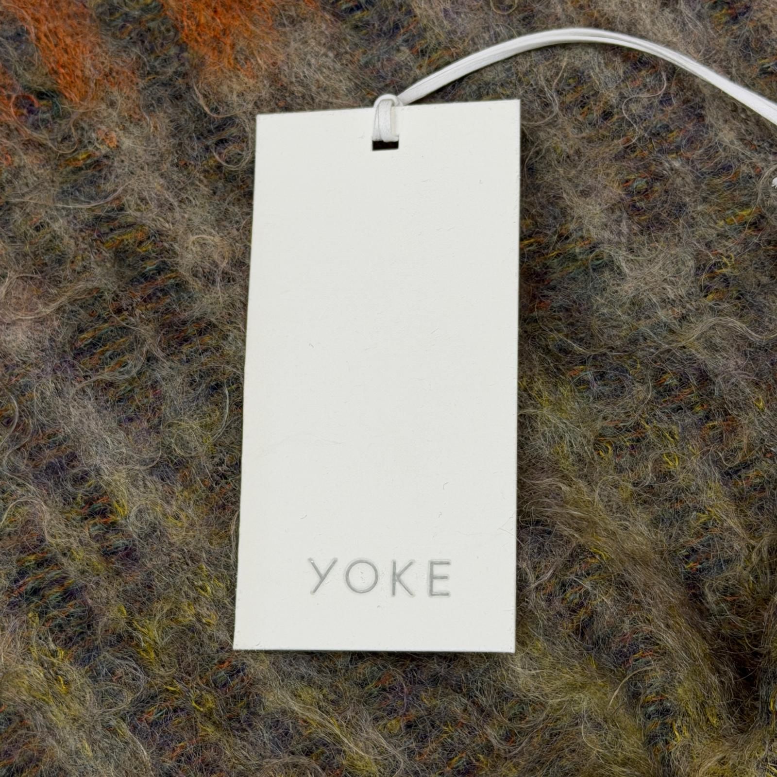 参考上代59400円 未使用 YOKE 25SS TREE JAQUARD MOHAIR BUTTONED CARDIGAN モヘヤカーディガン ニット セーター ヨーク YK25SS0958S ORKER 2 （11973M） 参考上代59400円 未使用 YOKE 25SS TREE JAQUARD MOHAIR BUTTONED