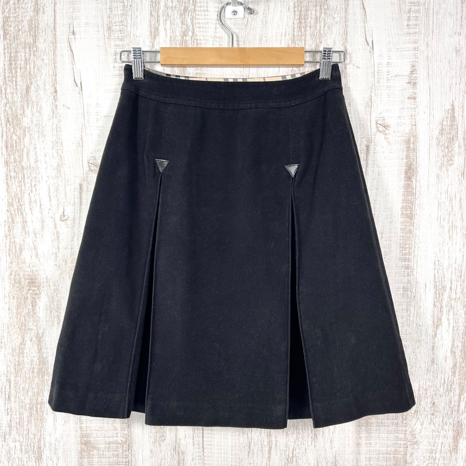 バーバリーブルーレーベルBURBERRY BLUE LABEL ウールチェックラップ