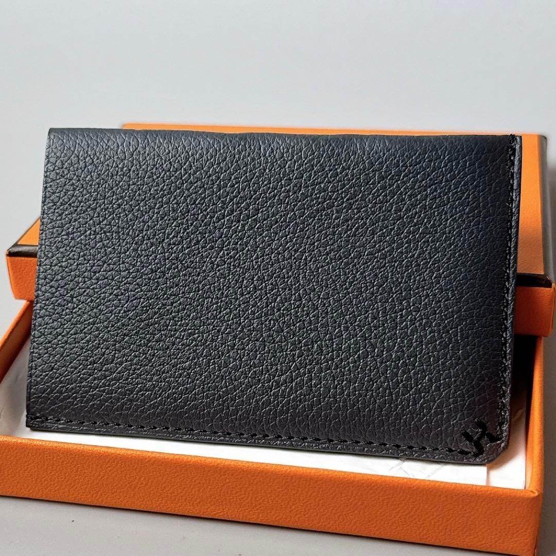 HERMES カードケース 2024 HERMES ⁄ Hセリエ カードケース ブラック W