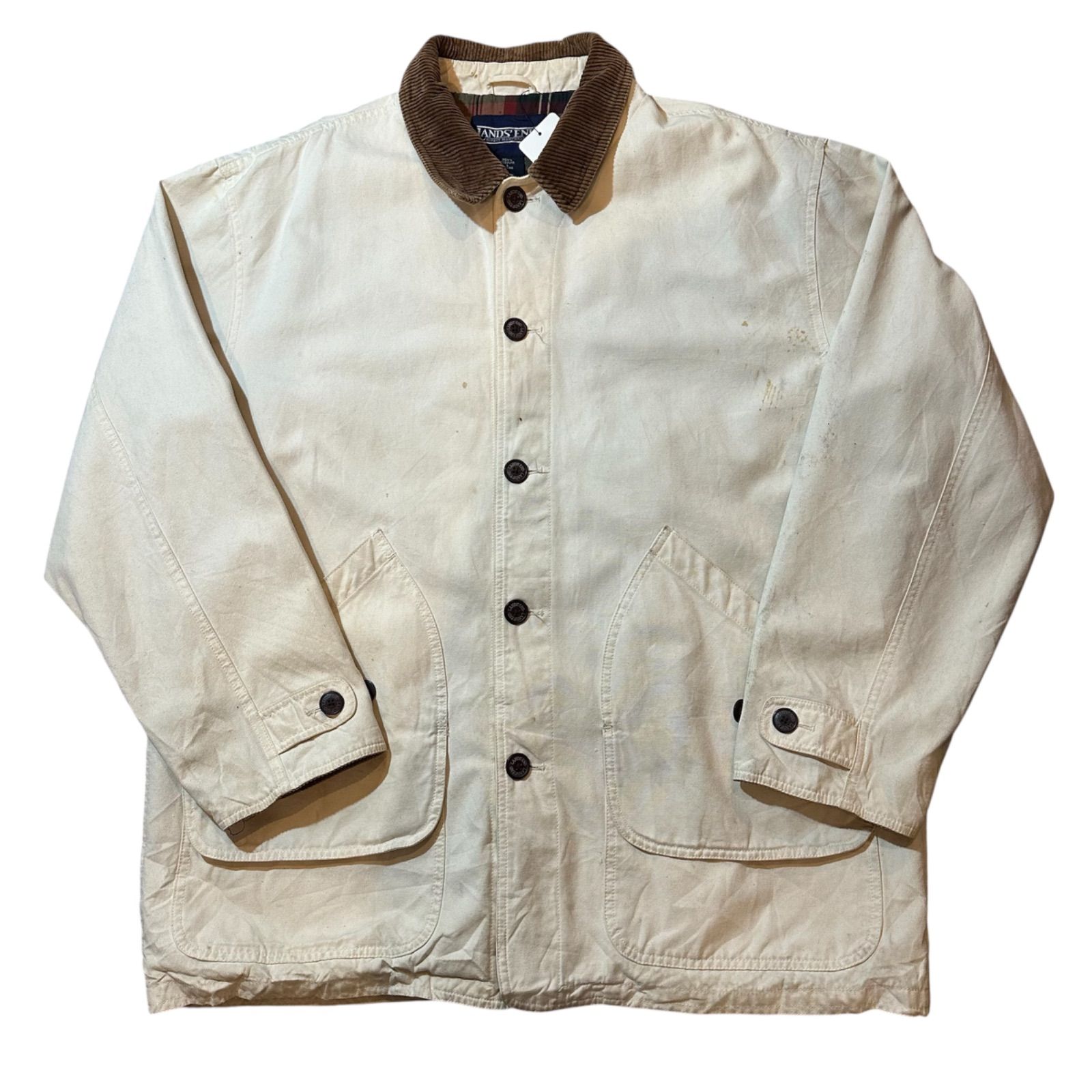 Lands' Endランズエンド☆90sカバーオールハンティングジャケット LANDS'END 90s サイズM カバーオール ランズエンド 【公式通販】