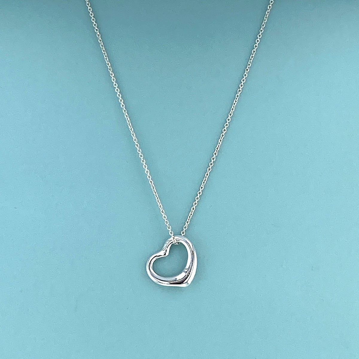 TIFFANY&Co. ティファニー オープンハート ネックレス SV925