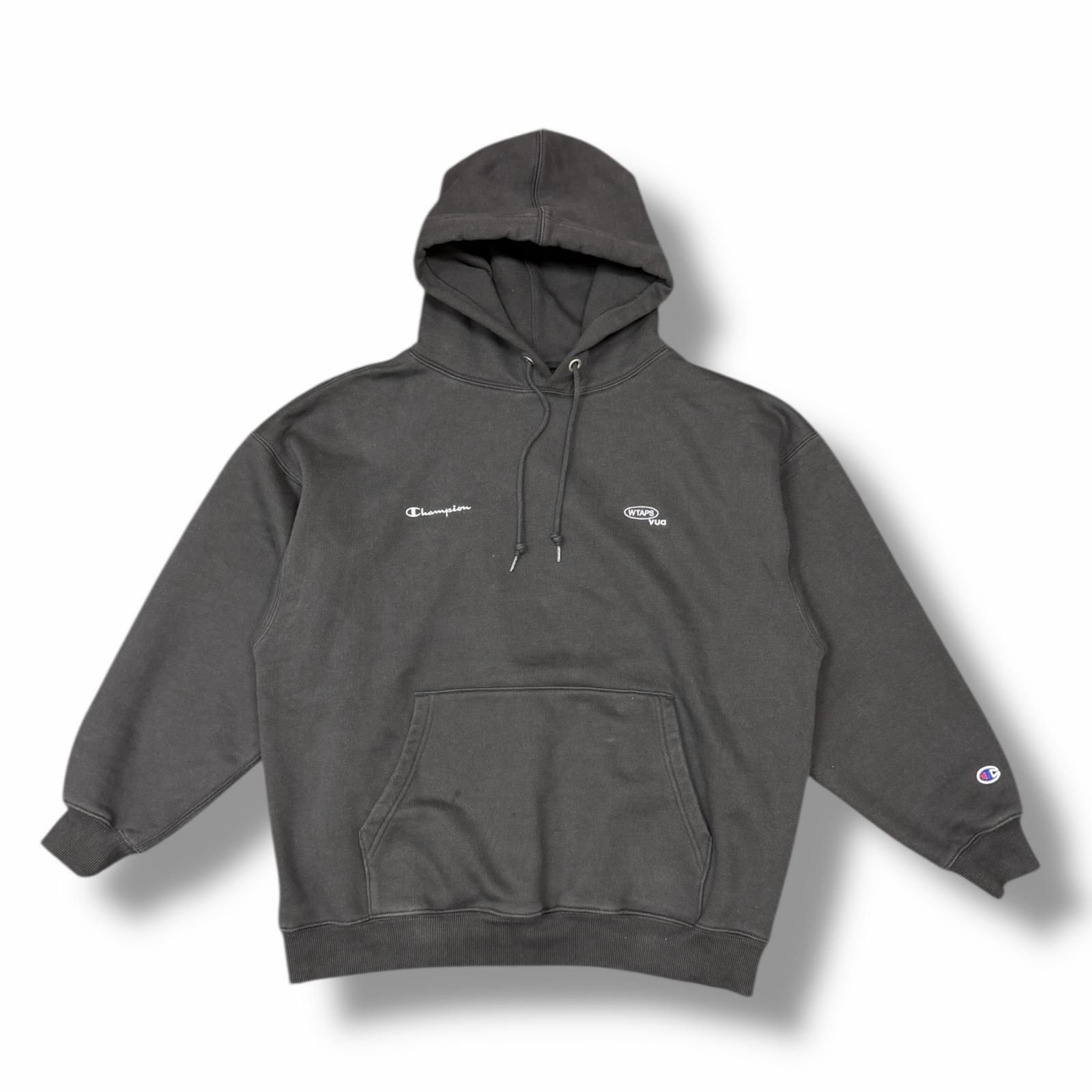 【完売品・ほぼ未使用】Champion×ダブスタ　コラボ　スウェットフーディー WTAPS × Champion 25AW Academy/Hooded/CTPL コラボスウェット