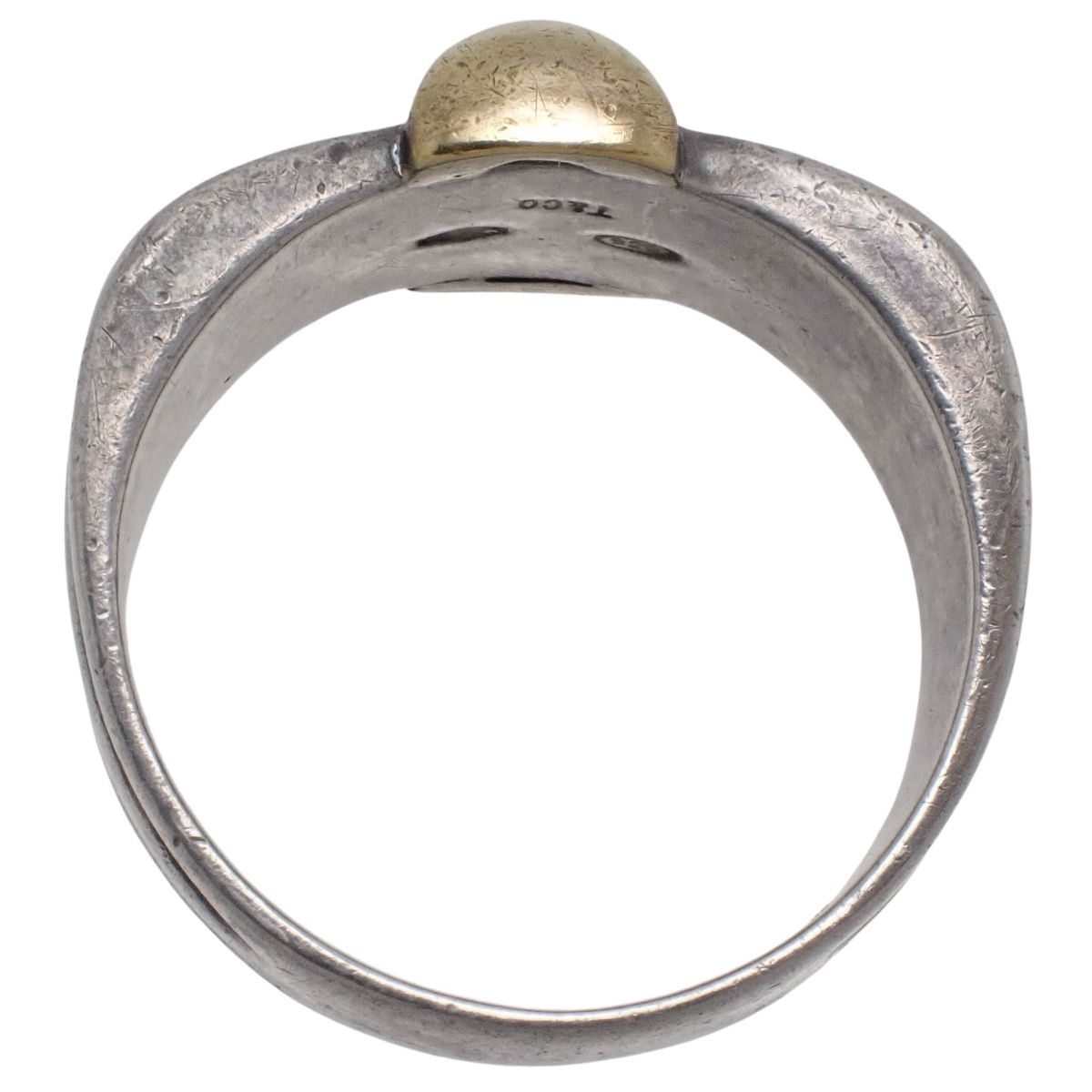 TIFFANY&Co.(ティファニー) コンビ リング シルバー SV925 イエロー 