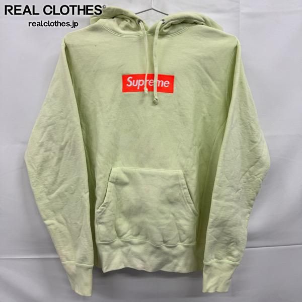 新品　正規品　Supreme シュプリーム 17AW THE NORTH FACE レザー ヌプシ ダウン ジャケット ノースフェイス Leather Nuptse Jacket L Logo Hooded Box 中古・古着通販Supreme 17AWモデル 蛍光ボックス