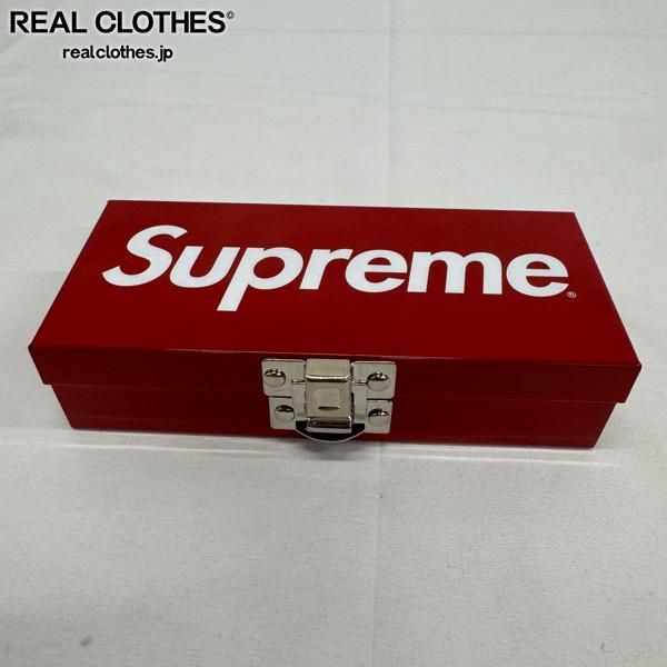 新品Supreme 2017SS ラージsize ツールBOX Supreme/シュプリーム【17SS】Large Metal Storage Box/ラージ メタル