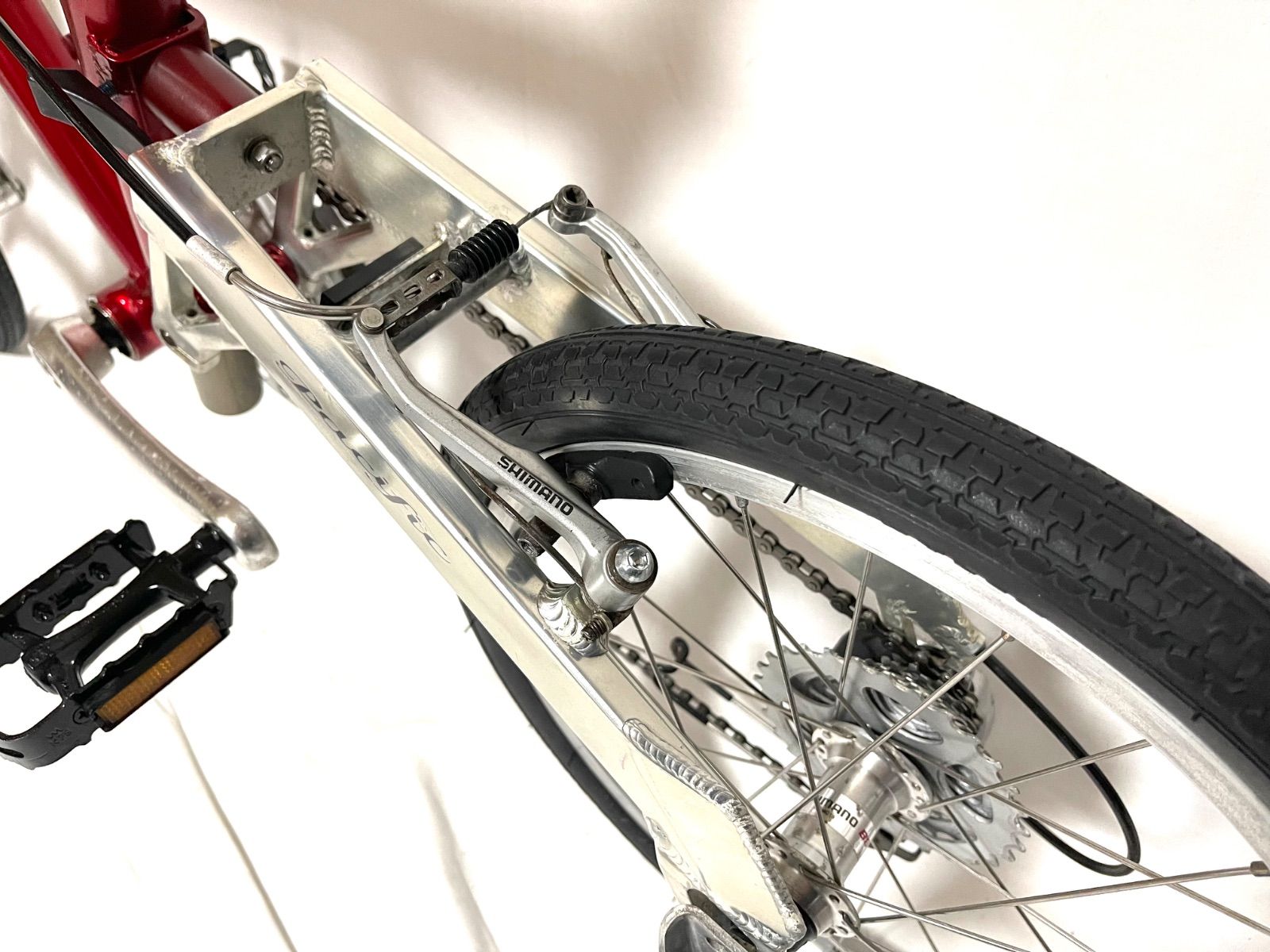 0147【即乘】プジョー送料無料 PEUGEOT 折り畳み自転車 pacific LORO