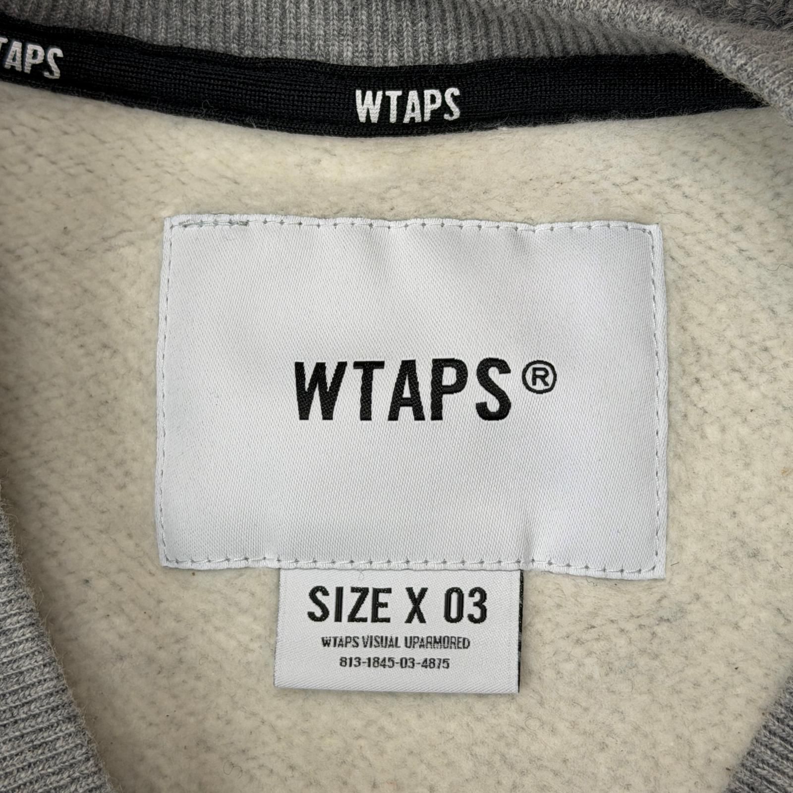 参考上代29700円 WTAPS 24AW ACADEMY / SWEATER / COTTON スウェット 