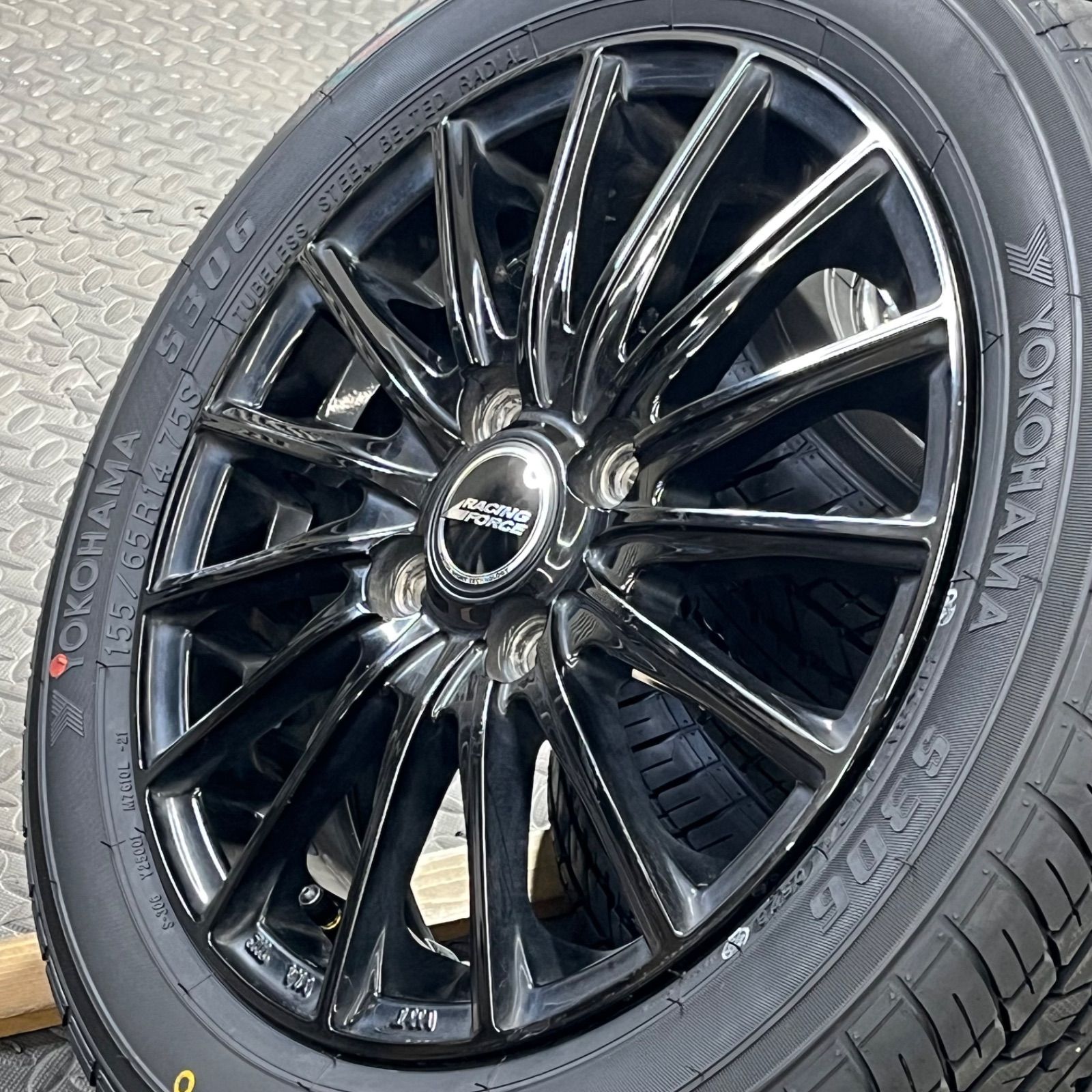 車 全国送料無料☆ヨコハマ S306☆155/65R14☆4本☆軽自動車・
