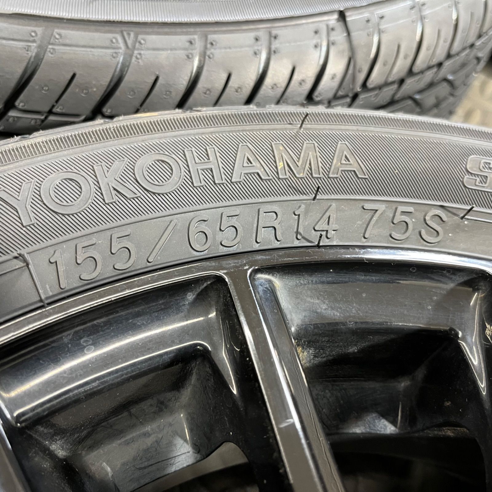 26年製 新品タイヤ 155/65R14 ヨコハマ S306 レーシングフォース