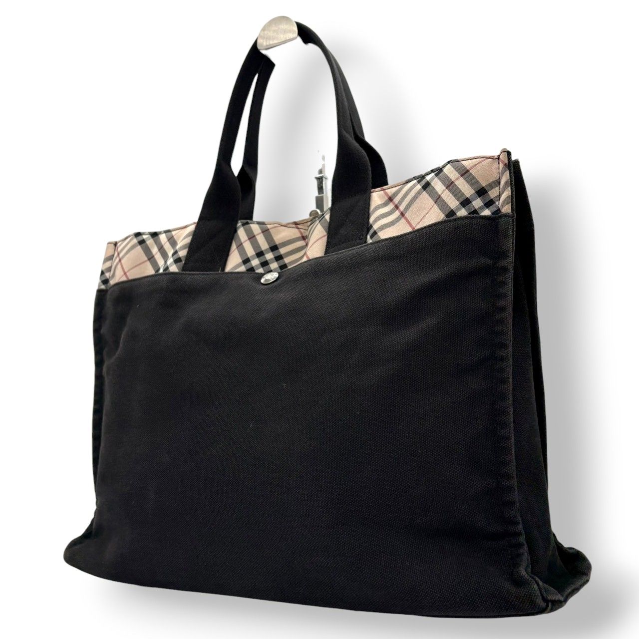レディース 良品 バーバリー BURBERRY トートバッグ ノバチェック 