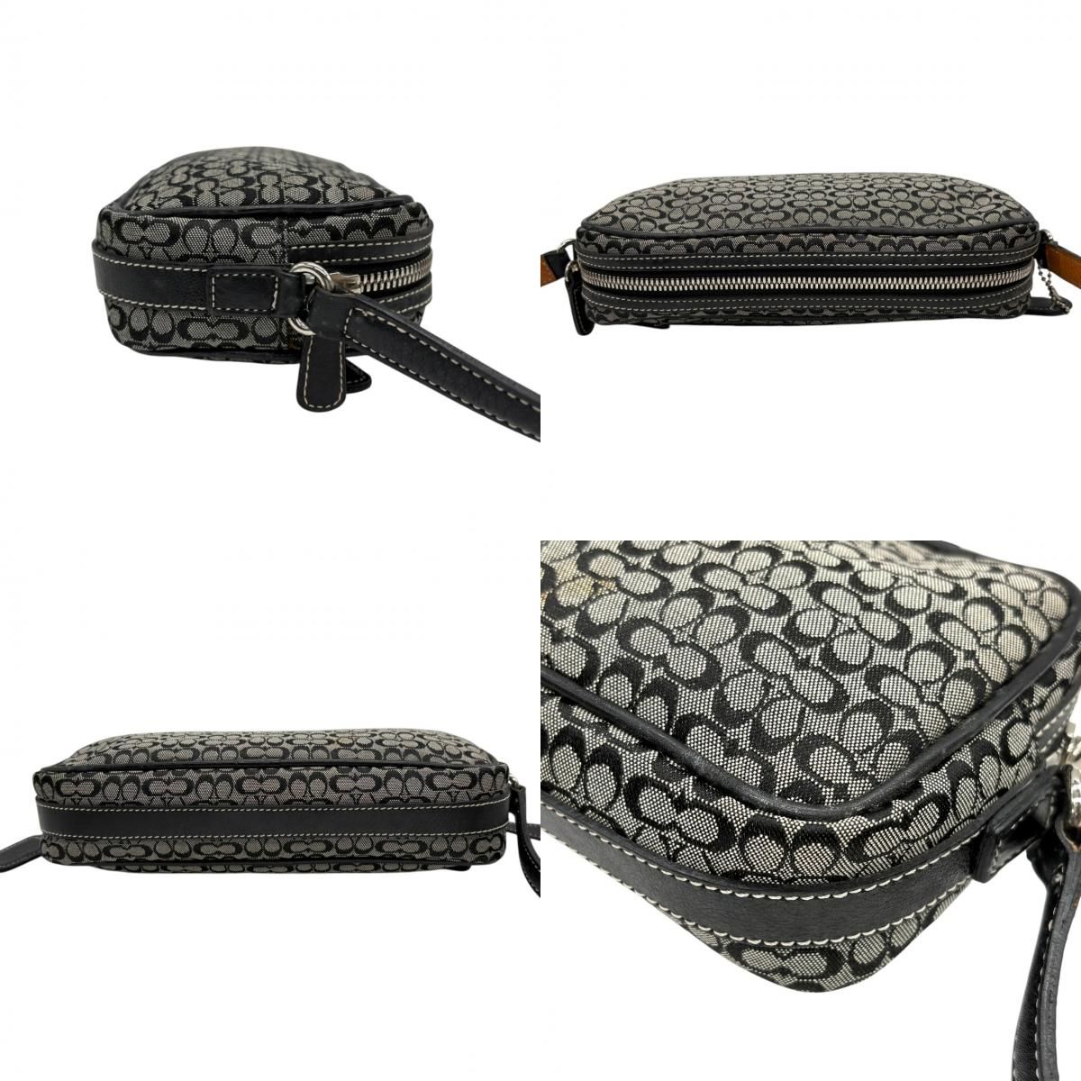 レディース 【良品】コーチ COACH ショルダーバッグ サコッシュ クロス 
