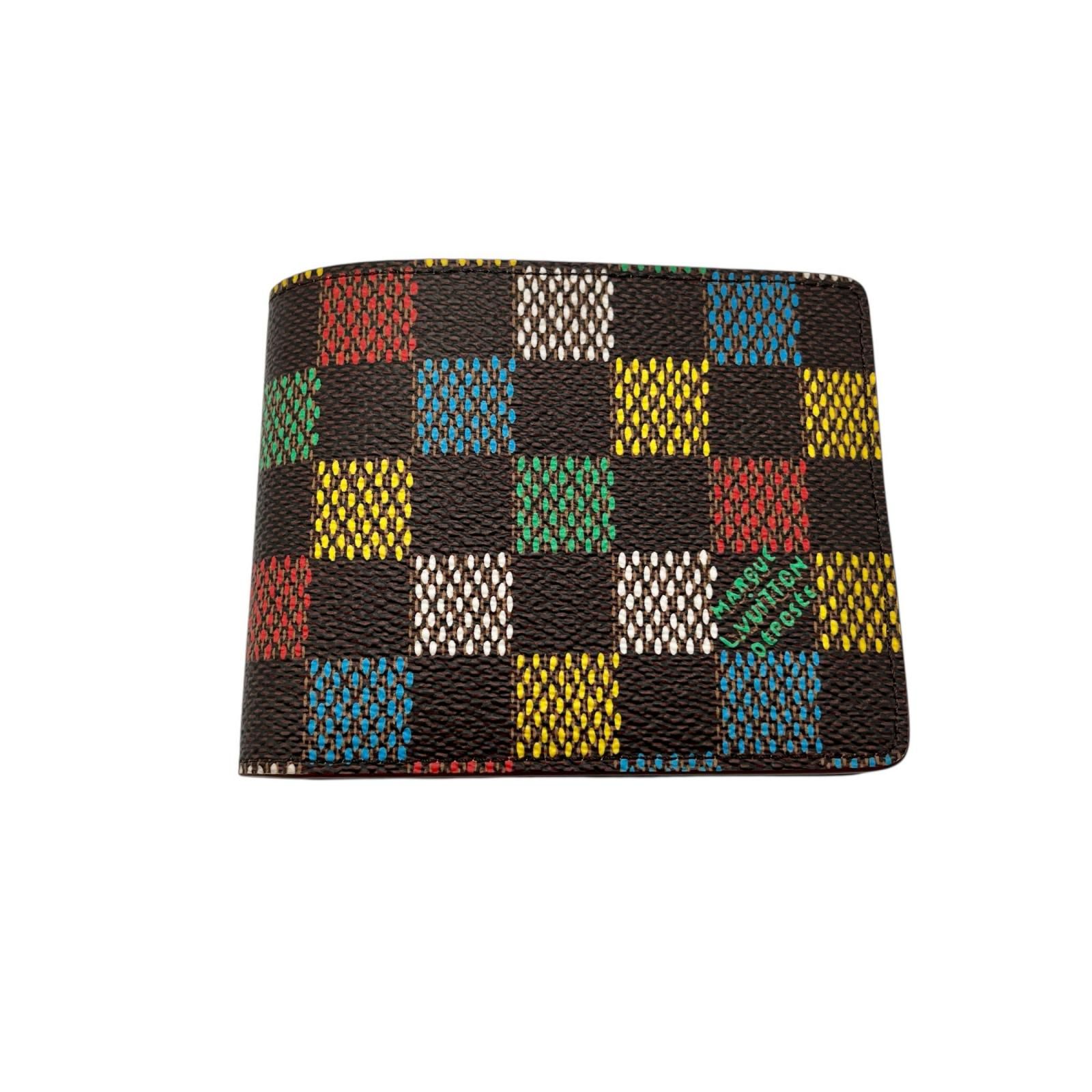 ルイヴィトン LOUIS VUITTON 二つ折り財布 ポルトフォイユ スレンダー 