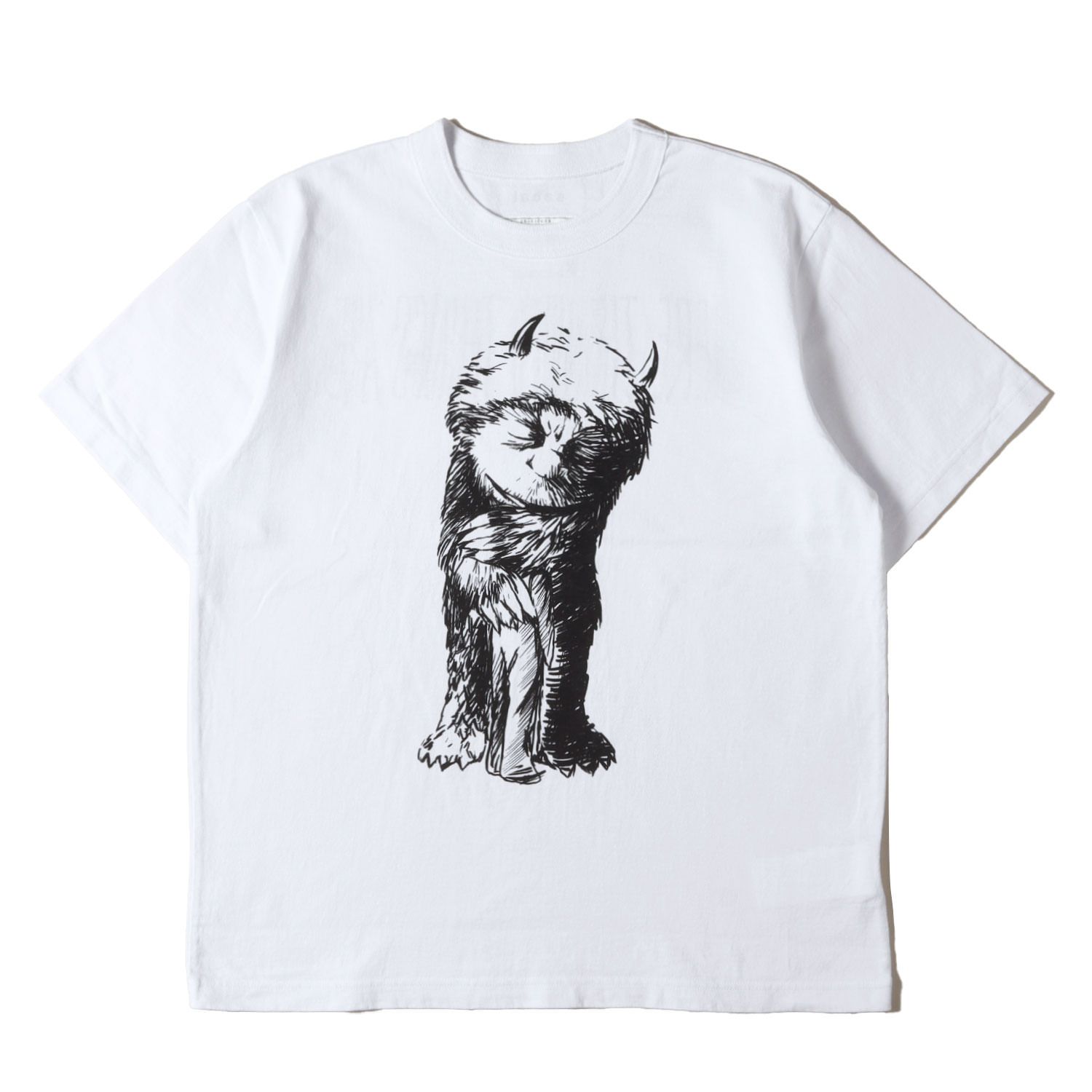 sacaiサカイ25awかいじゅうたちのいるところTシャツ新作ニット