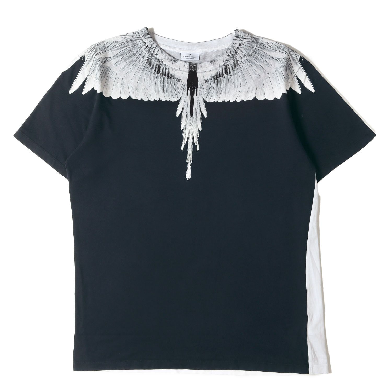 美品】MARCELO BURLON マルセロ ブロン Tシャツ ブラック ホワイト 