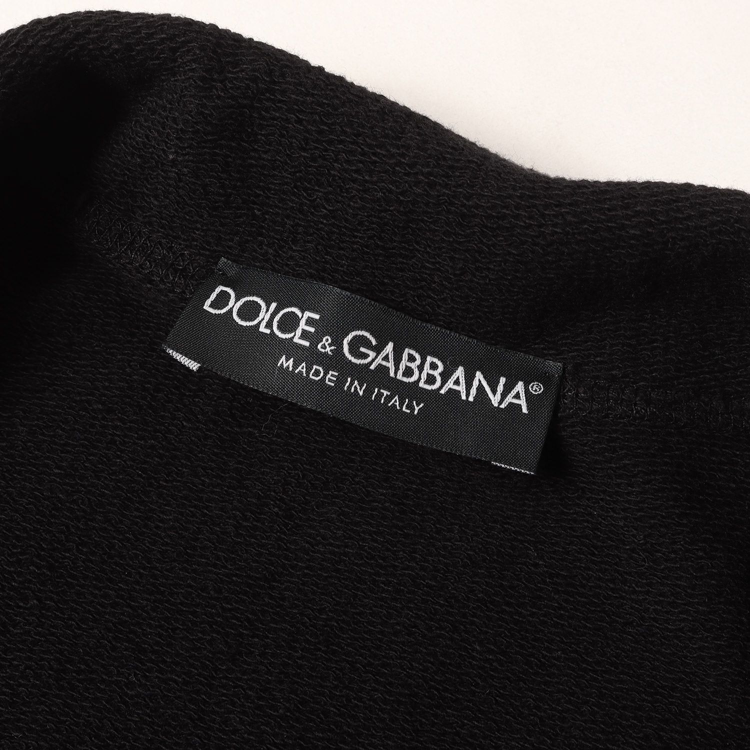 DOLCE&GABBANA ドルチェ&ガッバーナ スウェット ブラック 黒 DOLCE&GABBANA ドルチェ&ガッバーナ スウェット ブラック 黒
