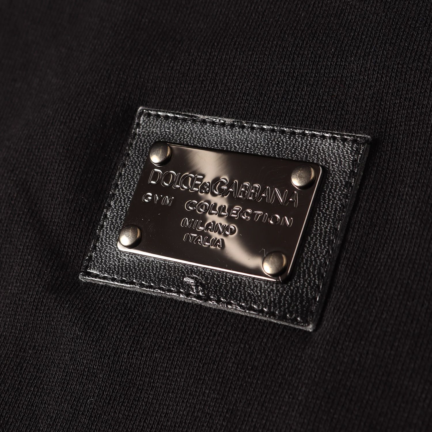 DOLCE&GABBANA ドルチェ&ガッバーナ スウェット ブラック 黒 DOLCE&GABBANA ドルチェ&ガッバーナ スウェット ブラック 黒