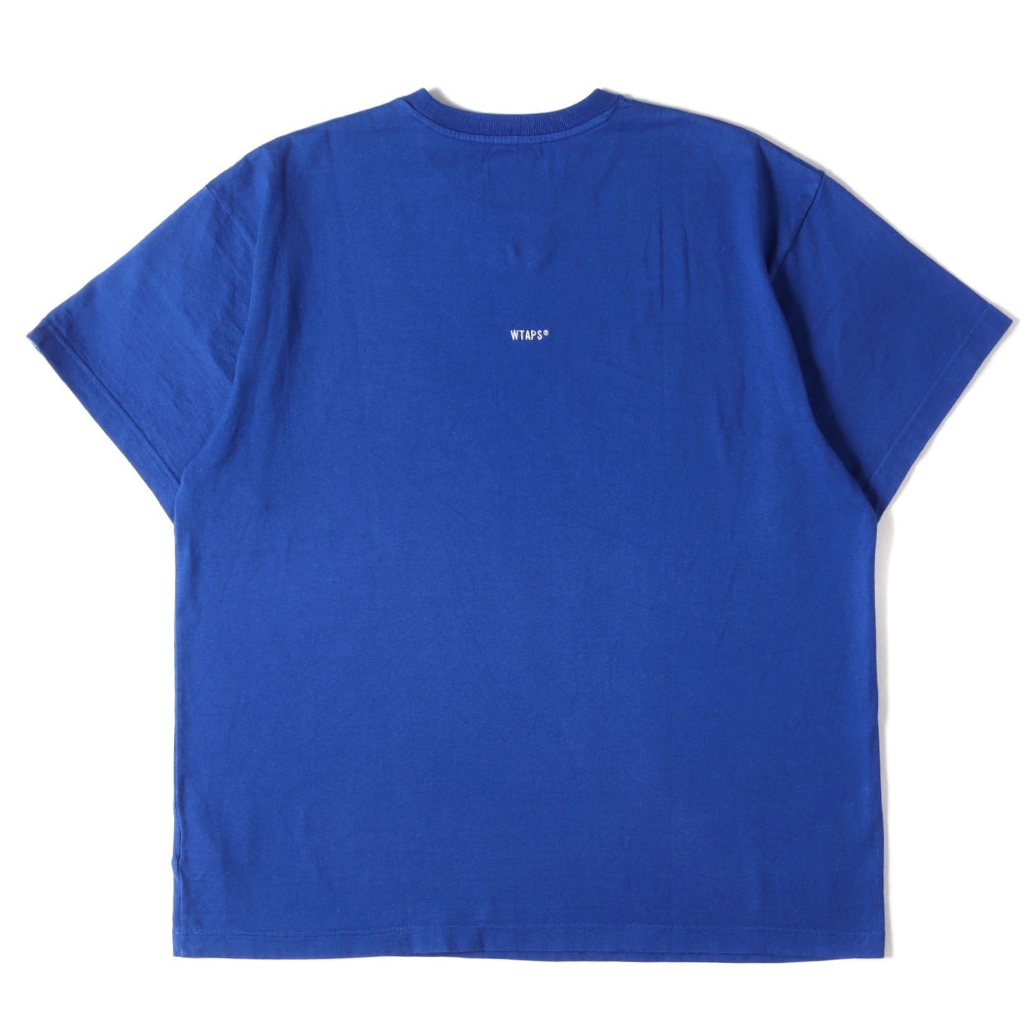 美品】WTAPS ダブルタップス Tシャツ ブルー サイズ:M | 25SS スモール 