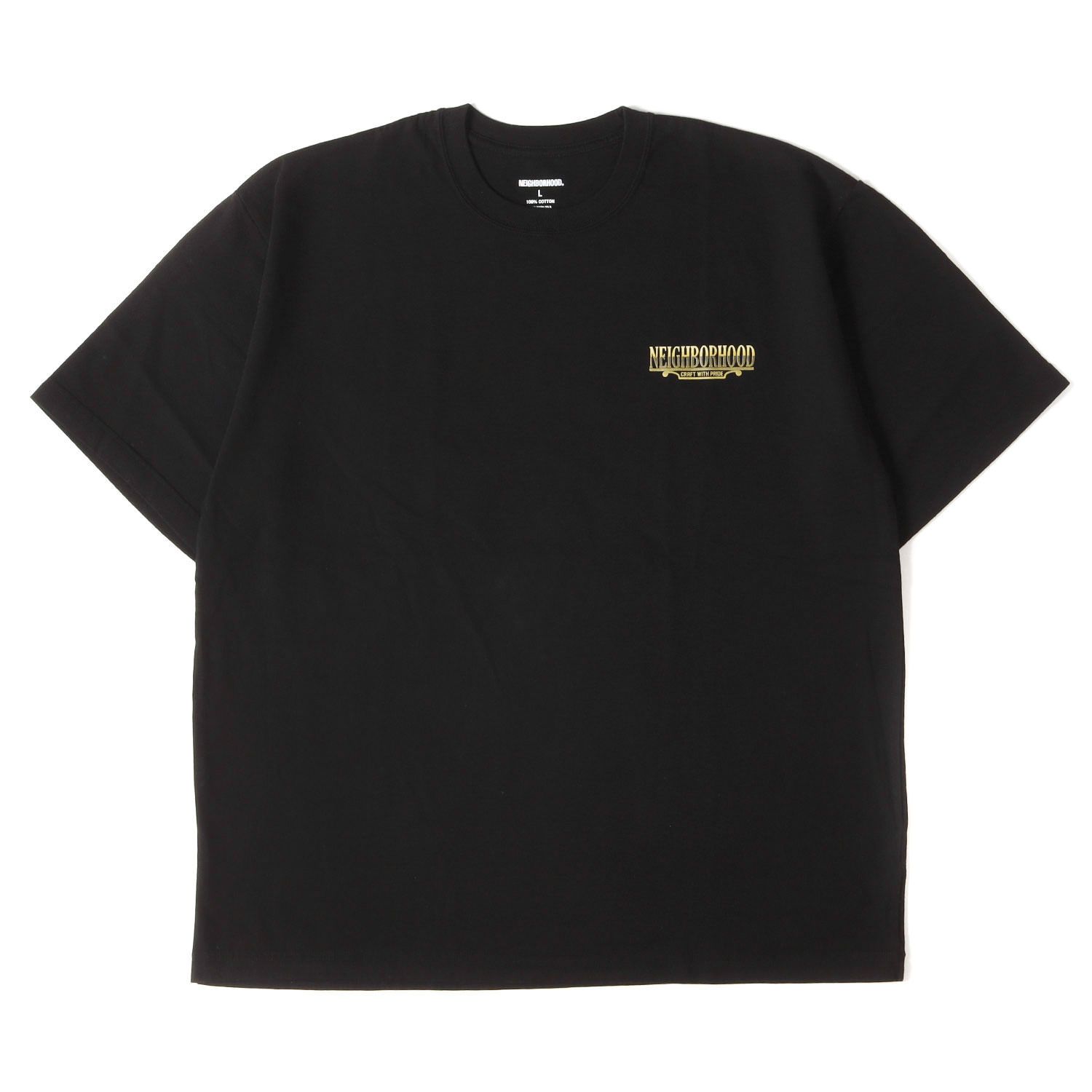 美品】NEIGHBORHOOD ネイバーフッド Tシャツ ブラック 黒 サイズ:L 