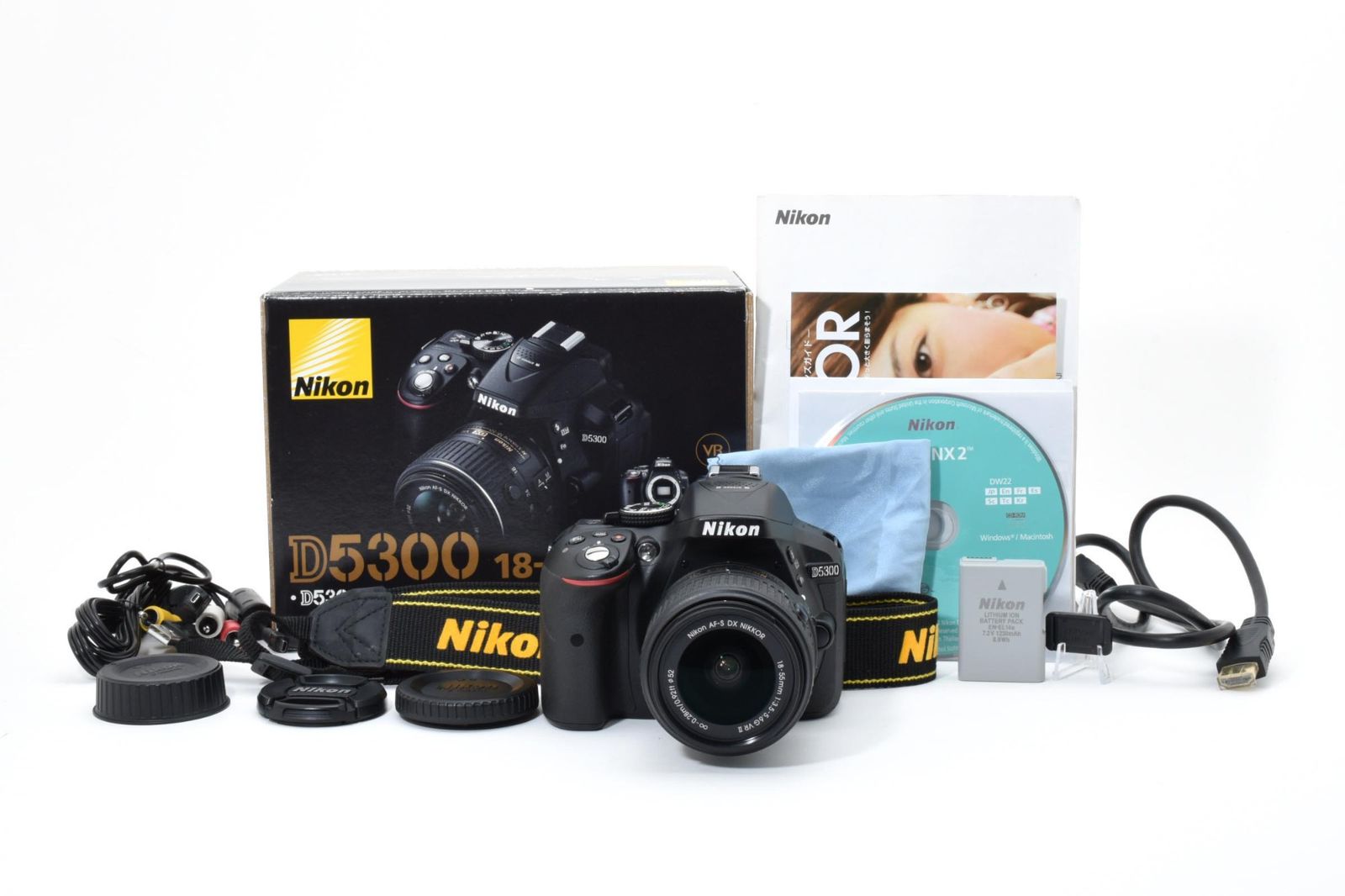 Nikon D5300 AF-S 18-55mmVR シャッター回数少 極上美品 ニコン