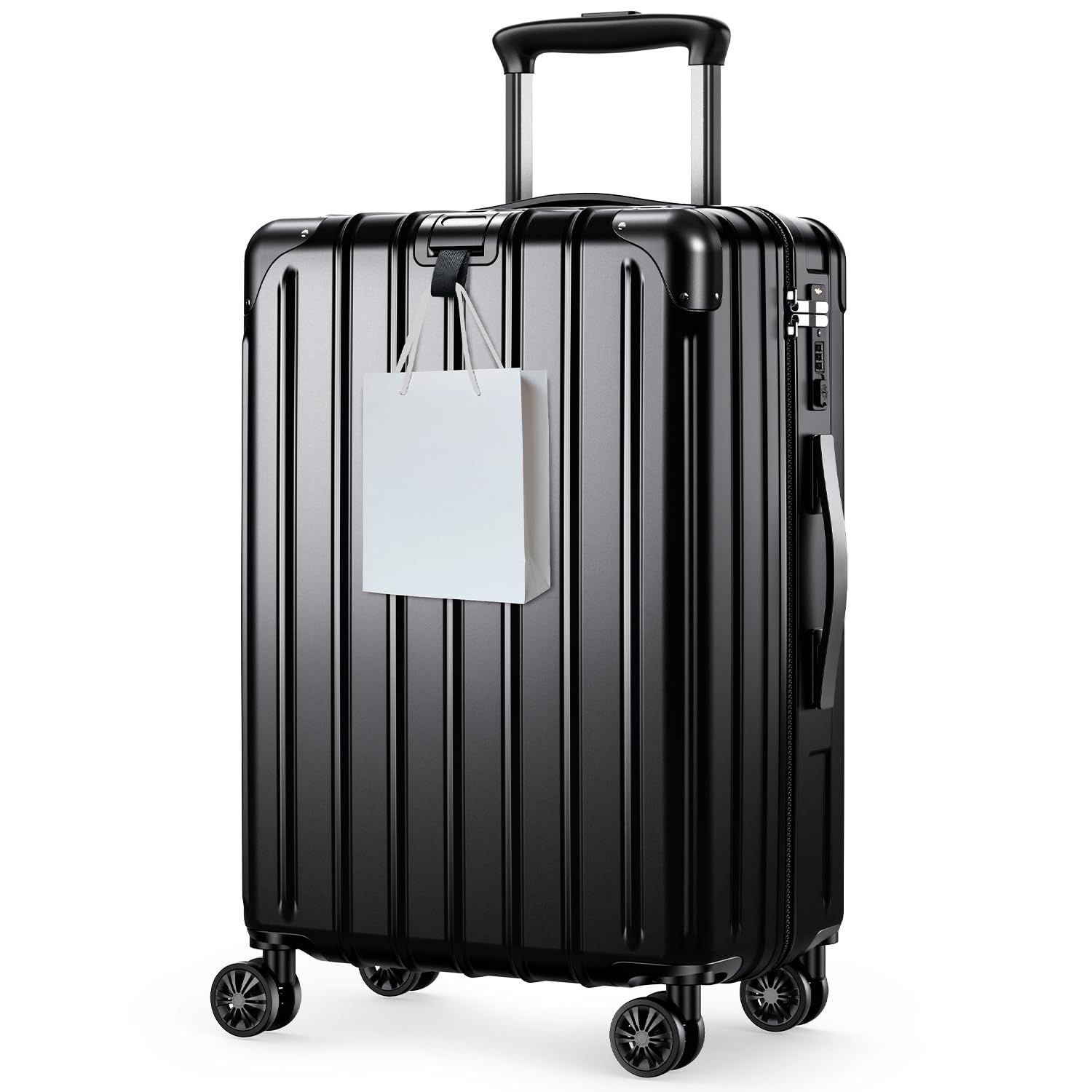 LuggMate] スーツケース 超軽量 大容量 特殊フレーム採用 キャリー