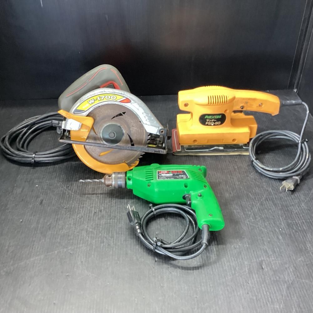 中古】DIY電動工具3点セット(丸ノコ・ドリル・サンダ)[203] - メルカリ