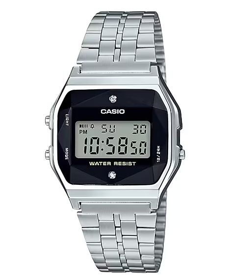 新品】＜天然ダイヤモンド＞CASIO A159WAD-1D チープカシオ 並行輸入品