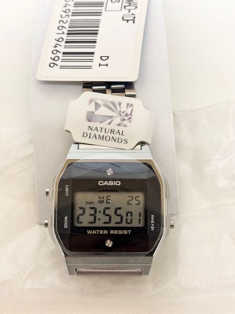 新品】＜天然ダイヤモンド＞CASIO A159WAD-1D チープカシオ 並行輸入品 