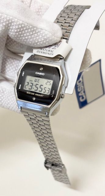 新品】＜天然ダイヤモンド＞CASIO A159WAD-1D チープカシオ 並行輸入品