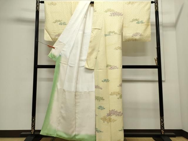 平和屋着物●小紋　枝花文　やまと誂製　洗える着物　未使用　CABC2099ut 平和屋着物□小紋 間道草花文 洗える着物 CABG6838xiの通販 by 平和屋