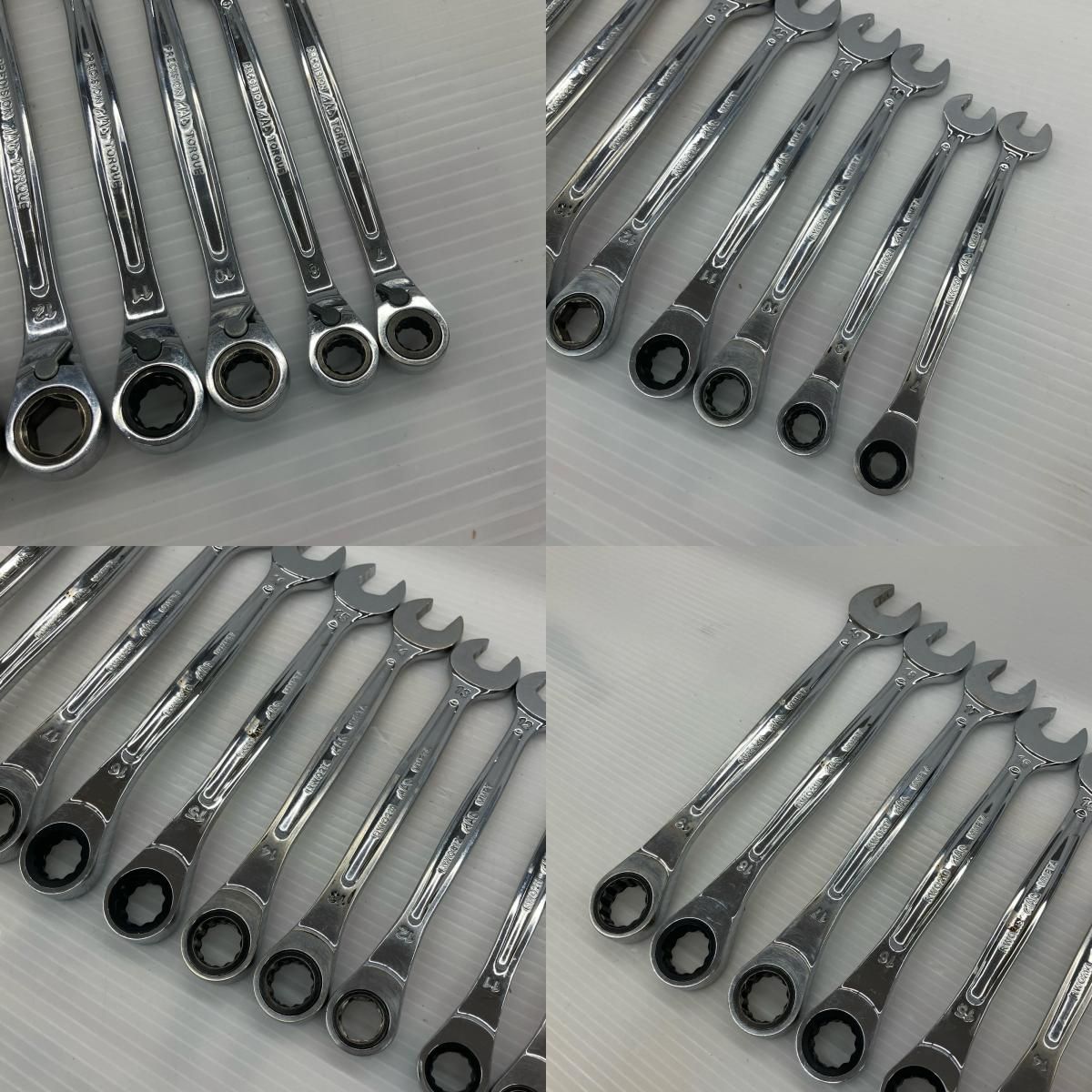 MAC TOOLS マック コンビネーションラチェットレンチ 12本セット RWO 